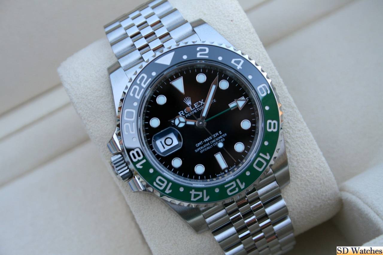 FS: Rolex 126720VTNR GMT MASTER II-LEFT HANDED SPRITE JUBILEE NIB image 6