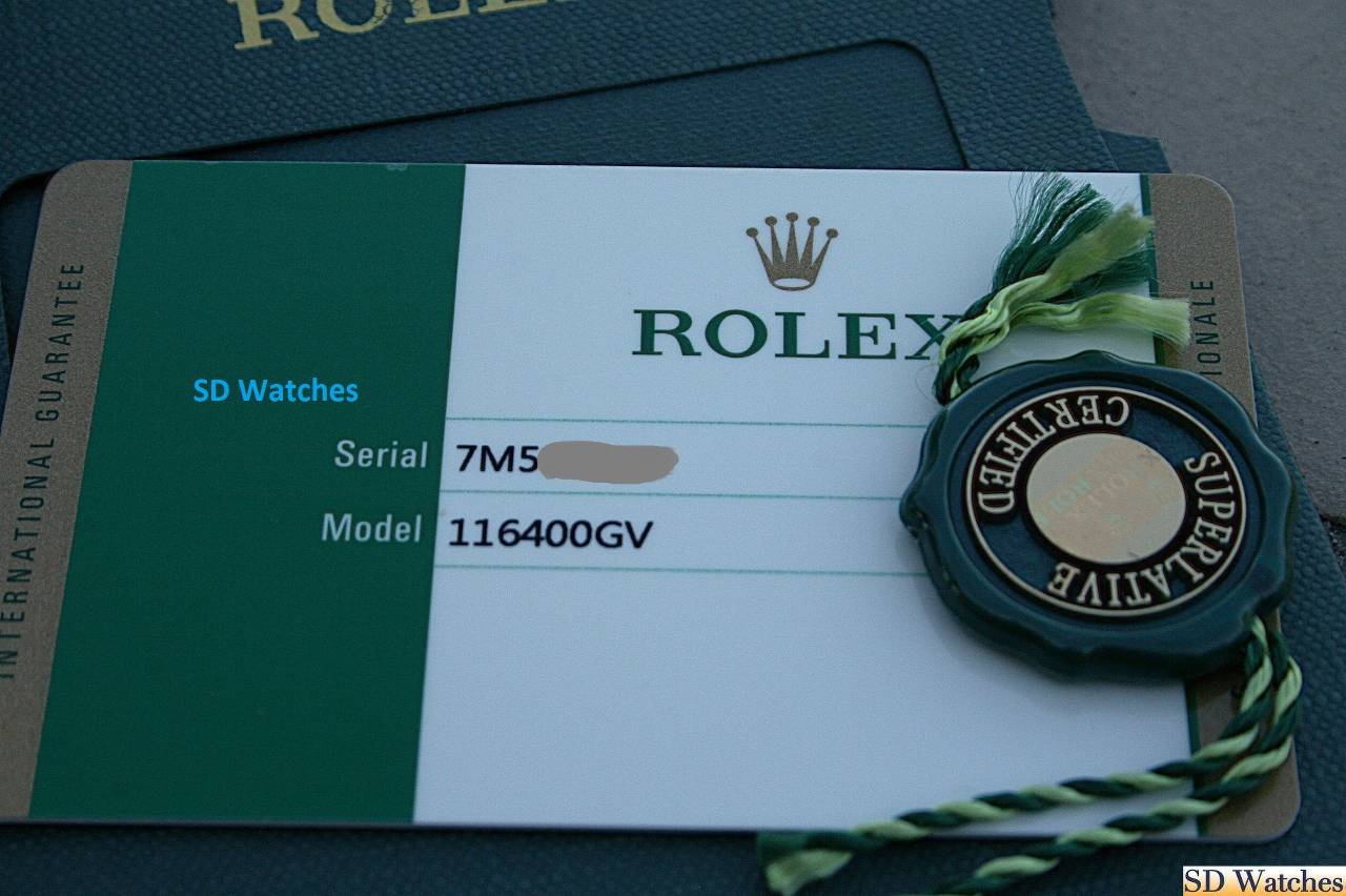 FS: ROLEX 116400GV MILGAUSS WATCH GREEN CRYSTAL Z-BLUE DIAL image 6