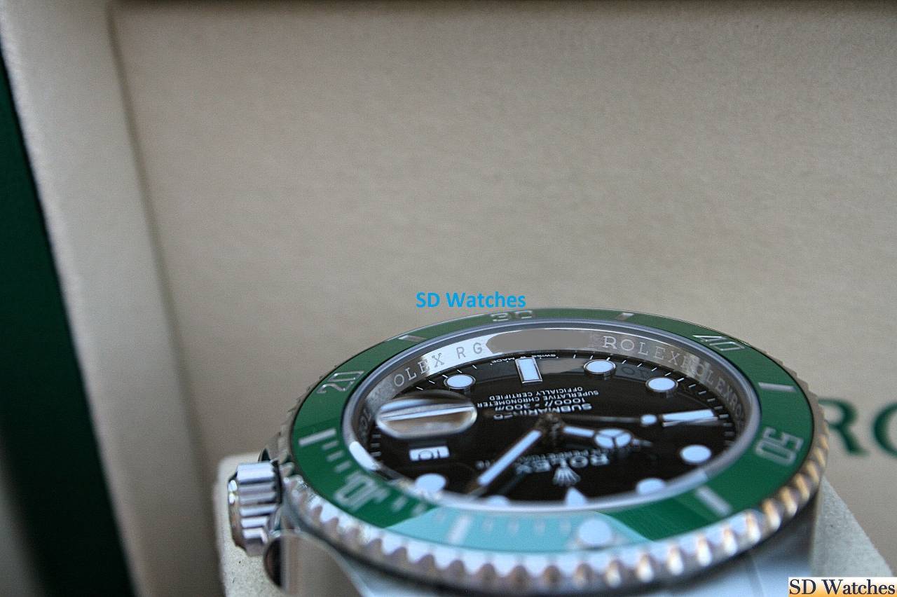 FS: ROLEX 126610LV SUBMARINER WATCH GREEN BEZEL STARBUCKS image 5