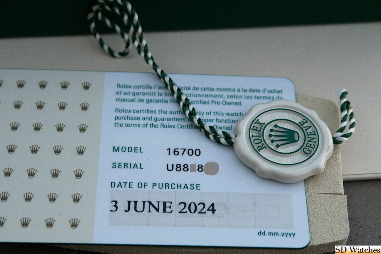 FS: ROLEX 16700 CPO GMT MASTER WATCH PEPSI image 5