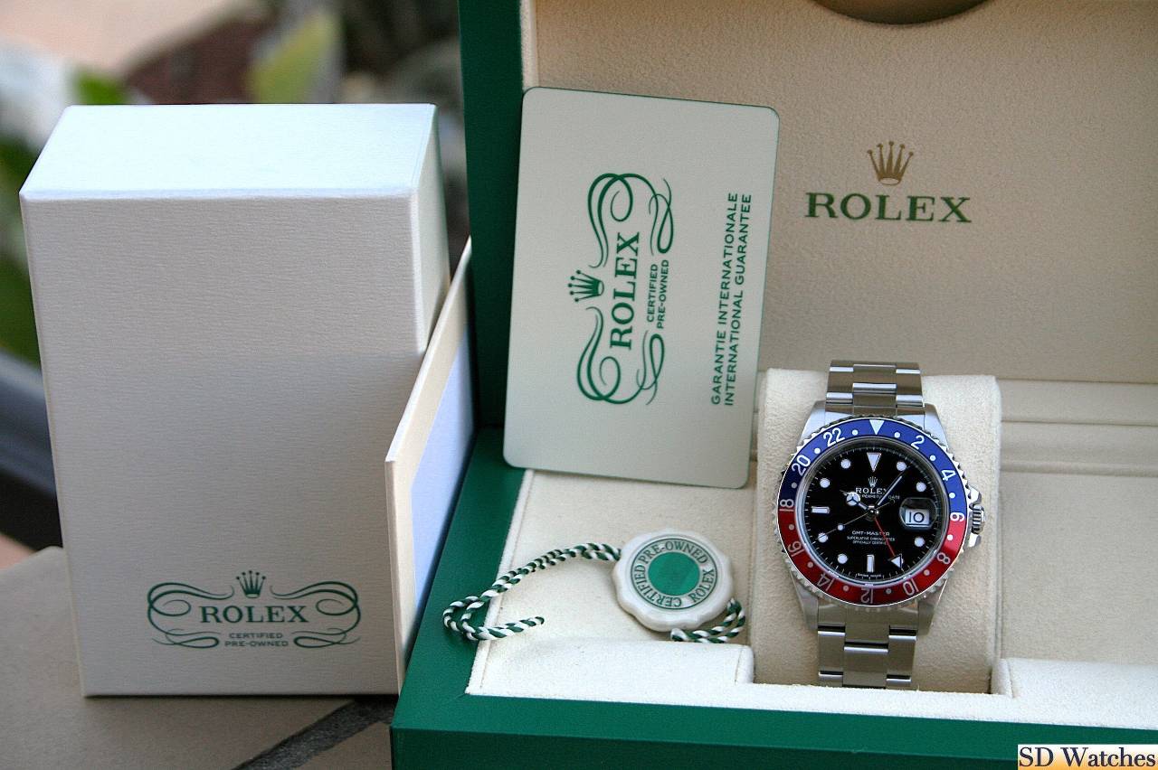 FS: ROLEX 16700 CPO GMT MASTER WATCH PEPSI image 6