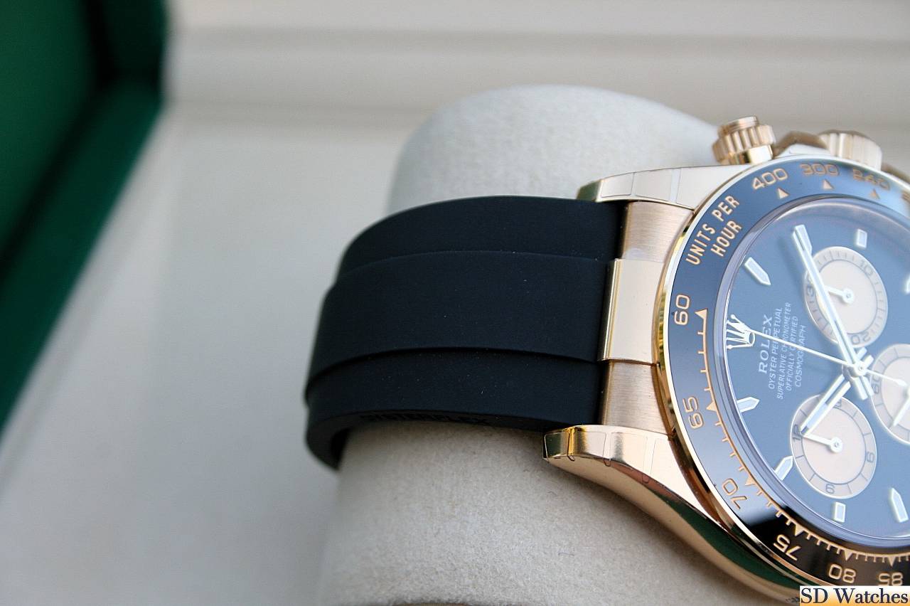 FS: ROLEX 126518 DAYTONA WATCH 18K YELLOW GOLD OYSTERFLEX image 3