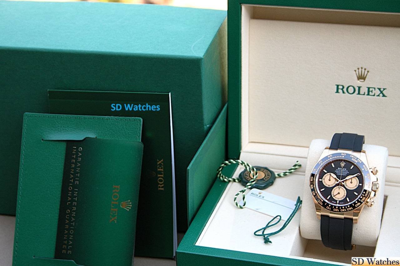 FS: ROLEX 126518 DAYTONA WATCH 18K YELLOW GOLD OYSTERFLEX image 5