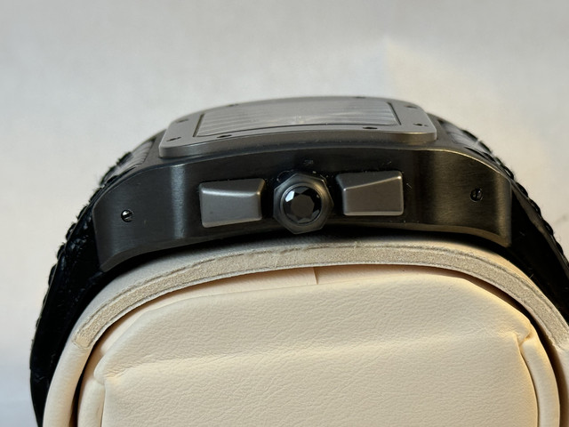 FS: Cartier Santos 100 XL Chronograph Roman W2020005, Titanium case coated with ADLC, Boxes & eBay Papers image 5