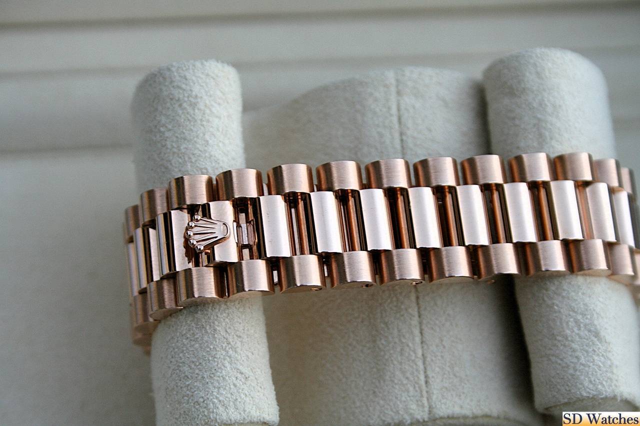 FS: ROLEX 118235 DAY DATE PRESIDENT 18K ROSE GOLD DIAMOND DIAL image 4