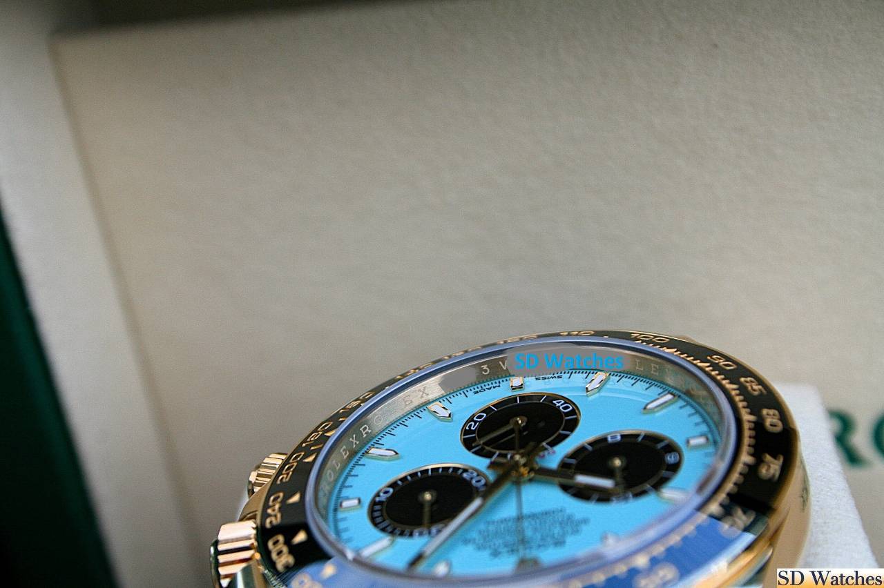 FS: ROLEX 126518LN DAYTONA WATCH TIFFANY DIAL 18K YELLOW GOLD image 5