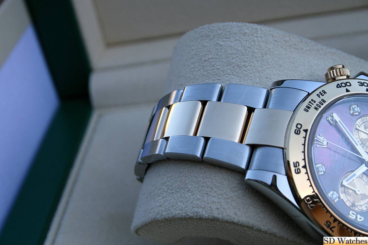 FS: ROLEX 116503 DAYTONA WATCH MOP GOLD CRYSTAL WITH DIAMONDS image 3