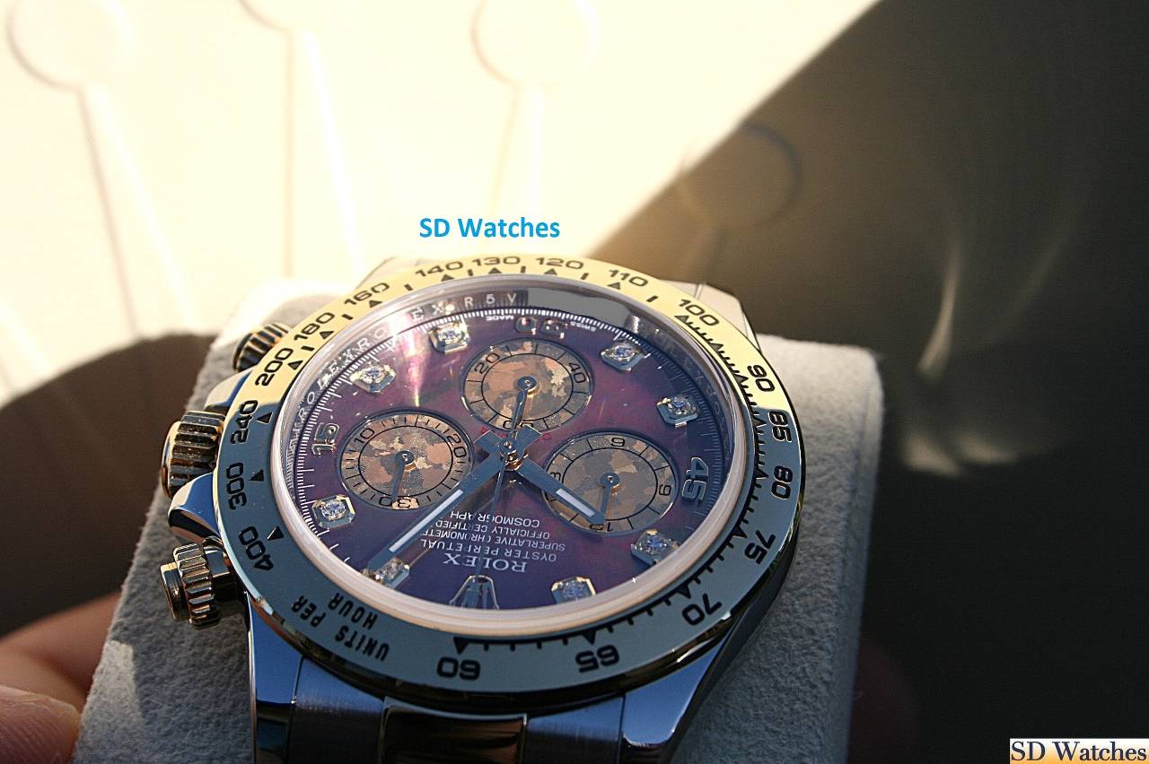 FS: ROLEX 116503 DAYTONA WATCH MOP GOLD CRYSTAL WITH DIAMONDS image 5