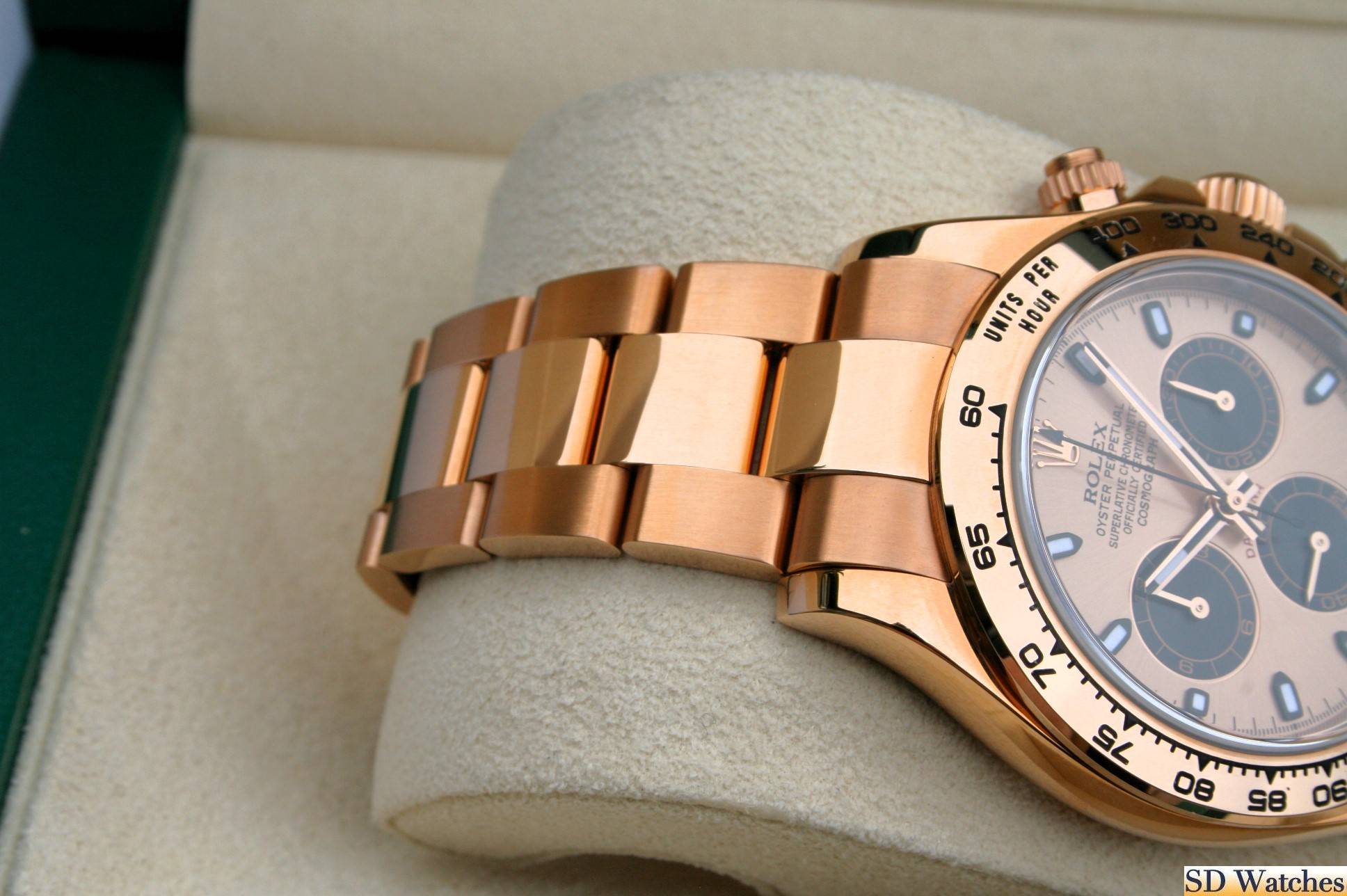 FS: ROLEX 116505 DAYTONA COSMOGRAPH WATCH 18K ROSE GOLD image 3