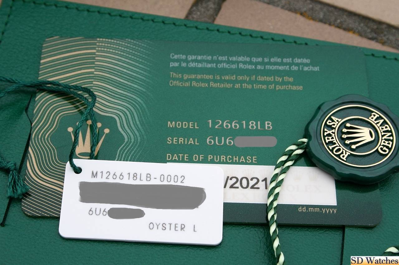 FSOT: ROLEX 126618 SUBMARINER BLUE 18K YELLOW GOLD image 6