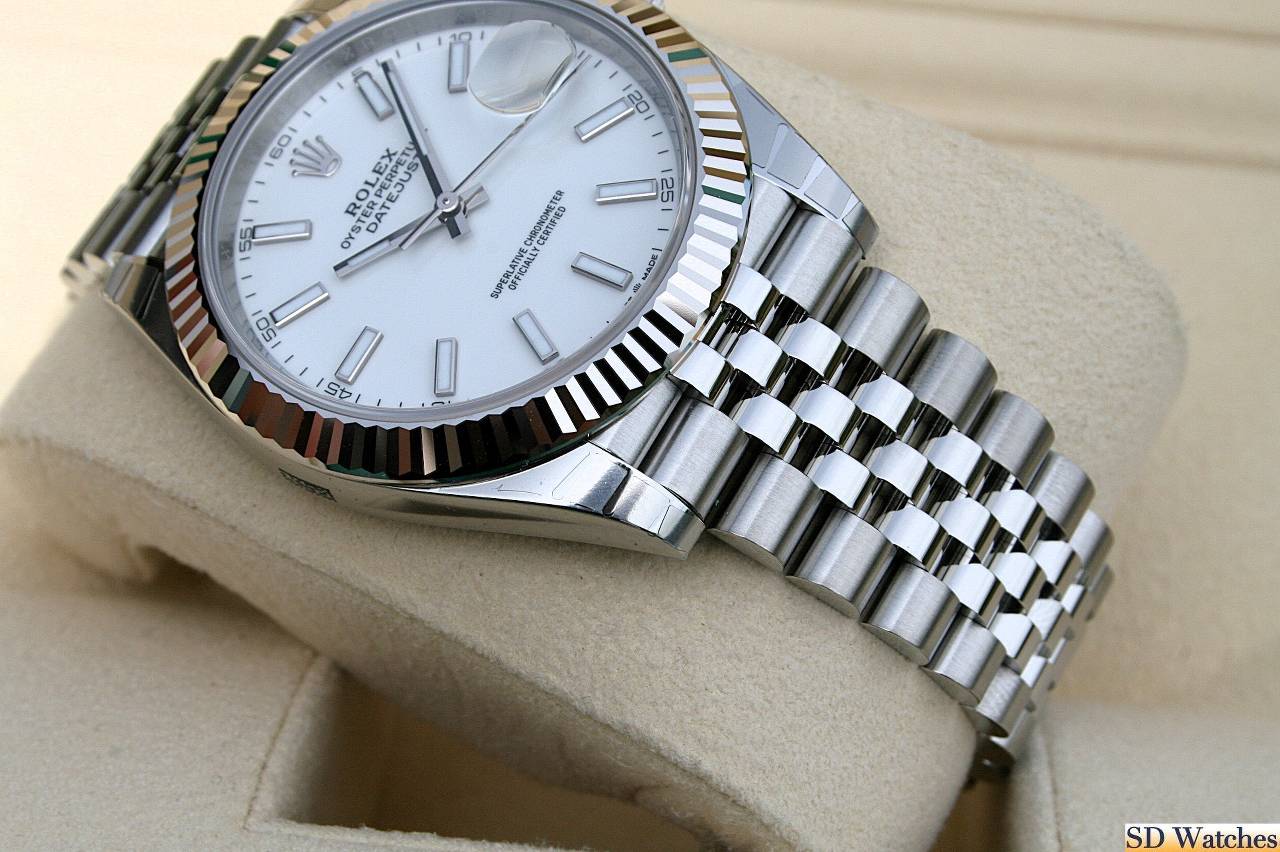 FS: ROLEX 126334 DATEJUST 41MM WATCH WHITE DIAL NIB image 2