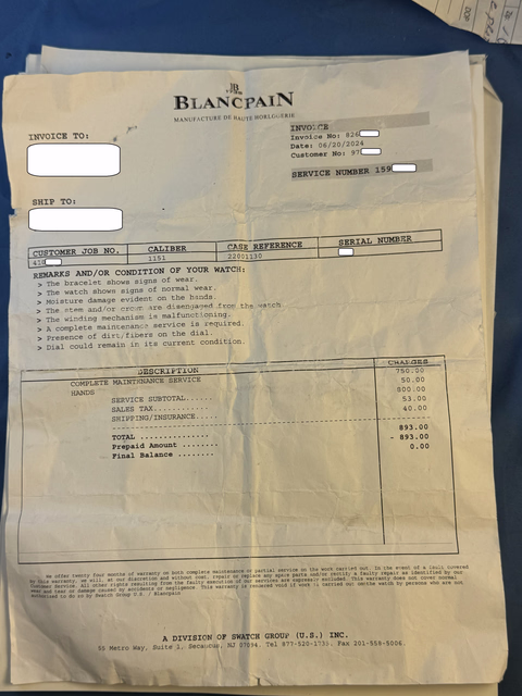 FS Very Good Blancpain Fifty Fathoms Divers Trilogy Collection 2200-1130-71, 100 Hours, 40mm, BP Serviced under Warranty. Price Reduction image 5