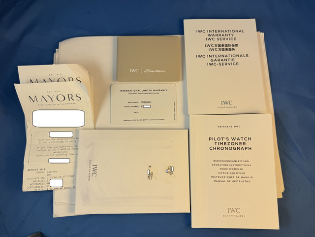 FS: Excellent IWC Timezoner Flyback Chronograph IW395001 Stainless Steel, Boxes and Papers, 46 mm. December 2021. New Price Reduction image 5