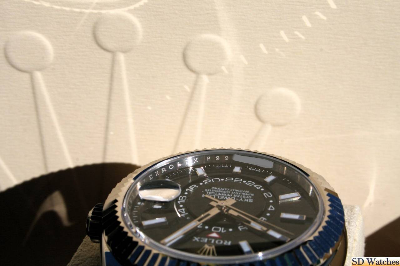 FSOT: ROLEX 326934 SKYDWELLER WATCH BLACK DIAL JUBILEE BAND image 5