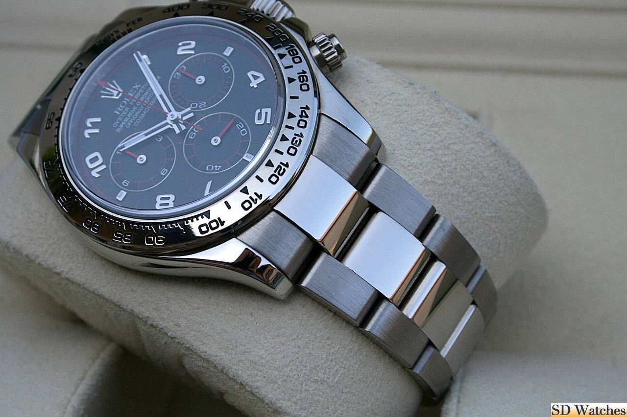 FS: ROLEX 116509 DAYTONA COSMOGRAPH WATCH 18K BLACK RACING DIAL image 2