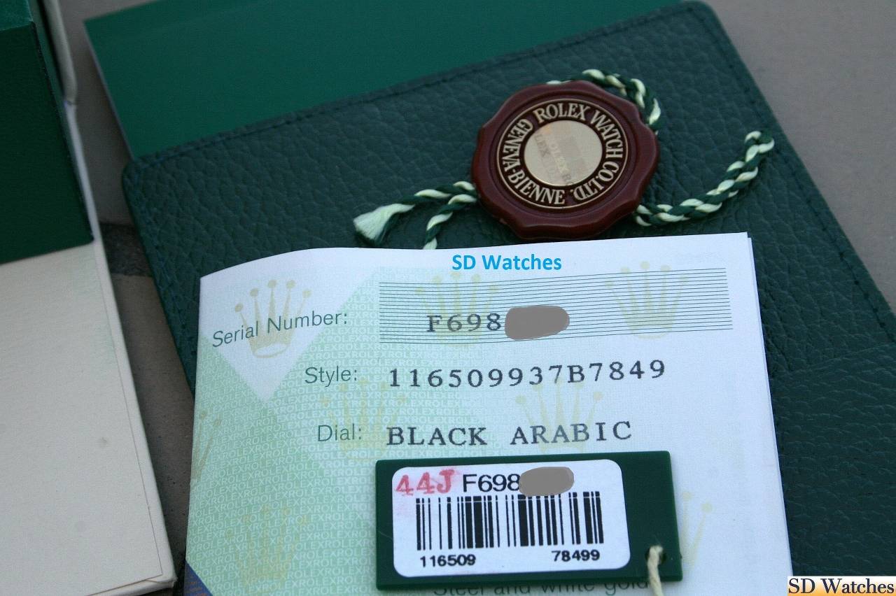 FS: ROLEX 116509 DAYTONA COSMOGRAPH WATCH 18K BLACK RACING DIAL image 6