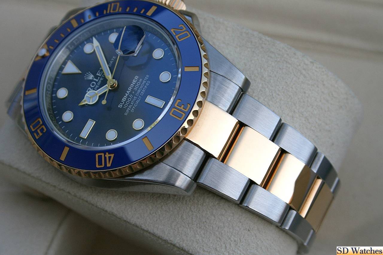 FS: ROLEX 126613 SUBMARINER WATCH 18K/SS 41MM BLUE image 2
