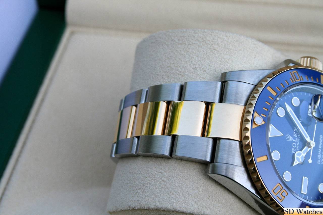 FS: ROLEX 126613 SUBMARINER WATCH 18K/SS 41MM BLUE image 3