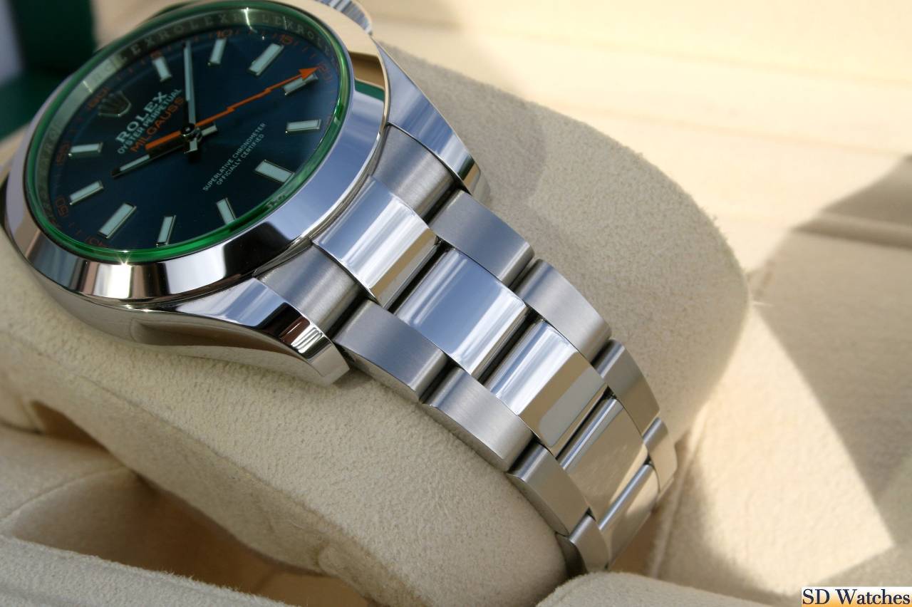 FS: ROLEX 116400GV MILGAUSS WATCH BLUE DIAL Z-BLUE image 2