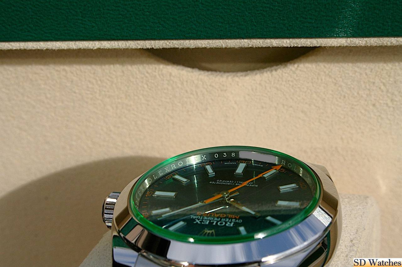 FS: ROLEX 116400GV MILGAUSS WATCH BLUE DIAL Z-BLUE image 5