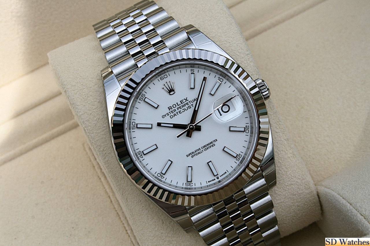 FS: ROLEX 126334 DATEJUST 41MM WATCH WHITE DIAL NIB image 6