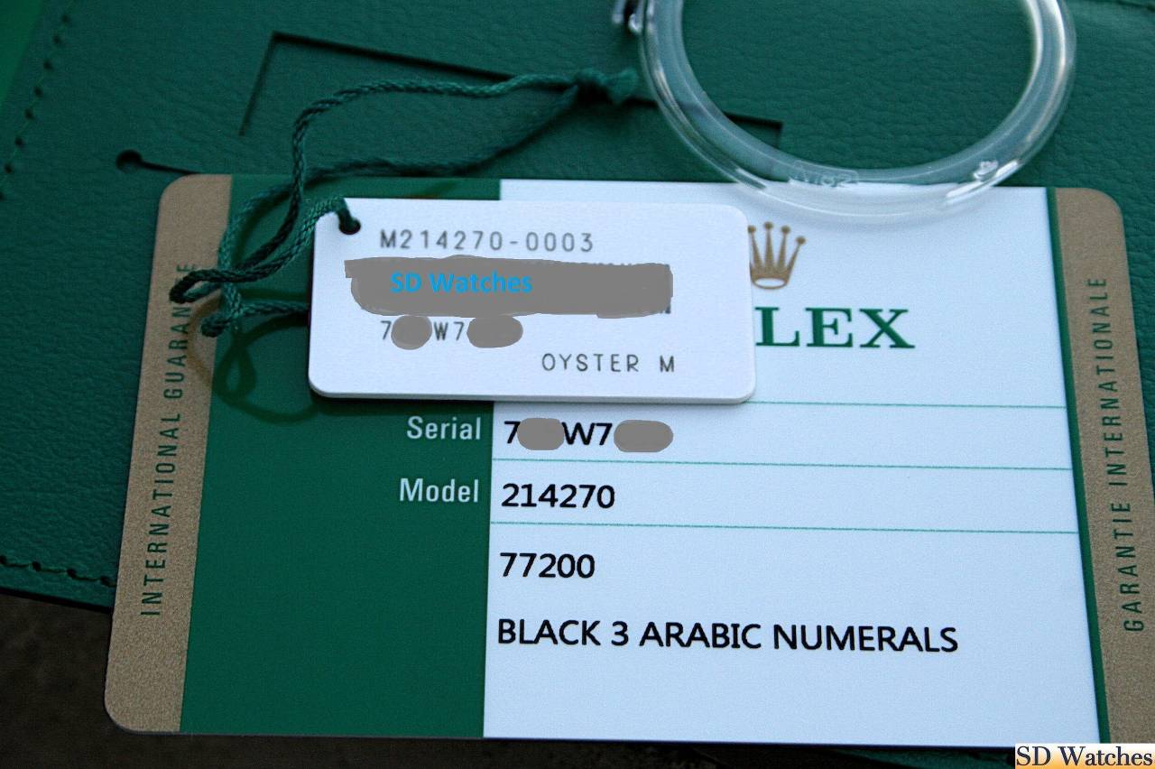 FS: ROLEX 214270 EXPLORER 39MM WATCH MK2 LUME DIAL image 6