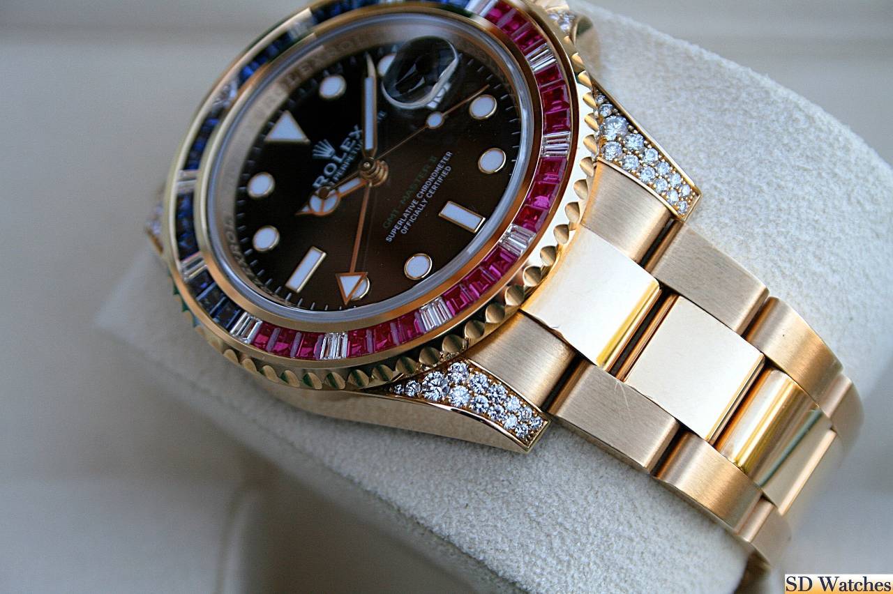 FS: ROLEX 116758SARU 18K YELLOW GOLD GMT MASTER II WATCH image 2