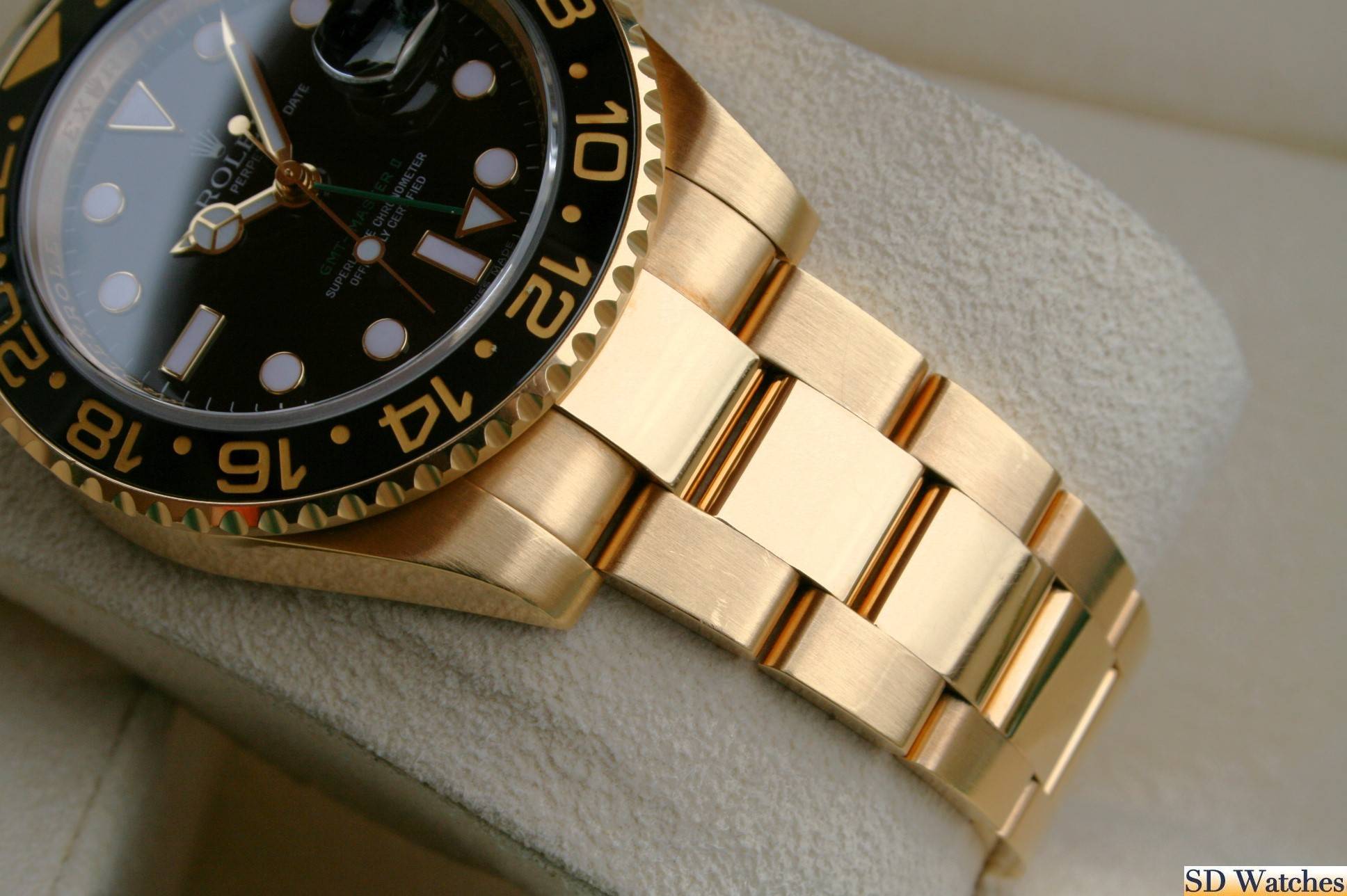 FS: ROLEX 116718 GMT MASTER II WATCH 18K YELLOW GOLD image 2