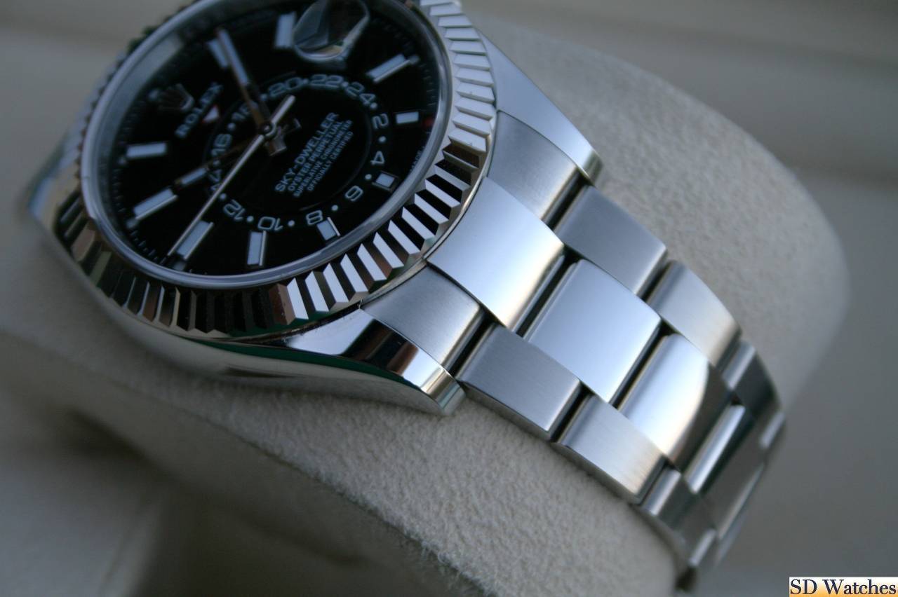 FS: ROLEX 326934 SKYDWELLER WATCH BLACK DIAL image 2