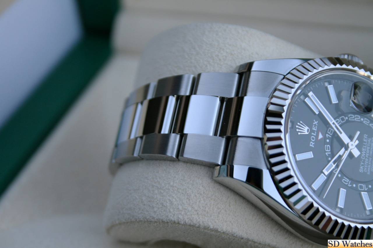 FS: ROLEX 326934 SKYDWELLER WATCH BLACK DIAL image 3