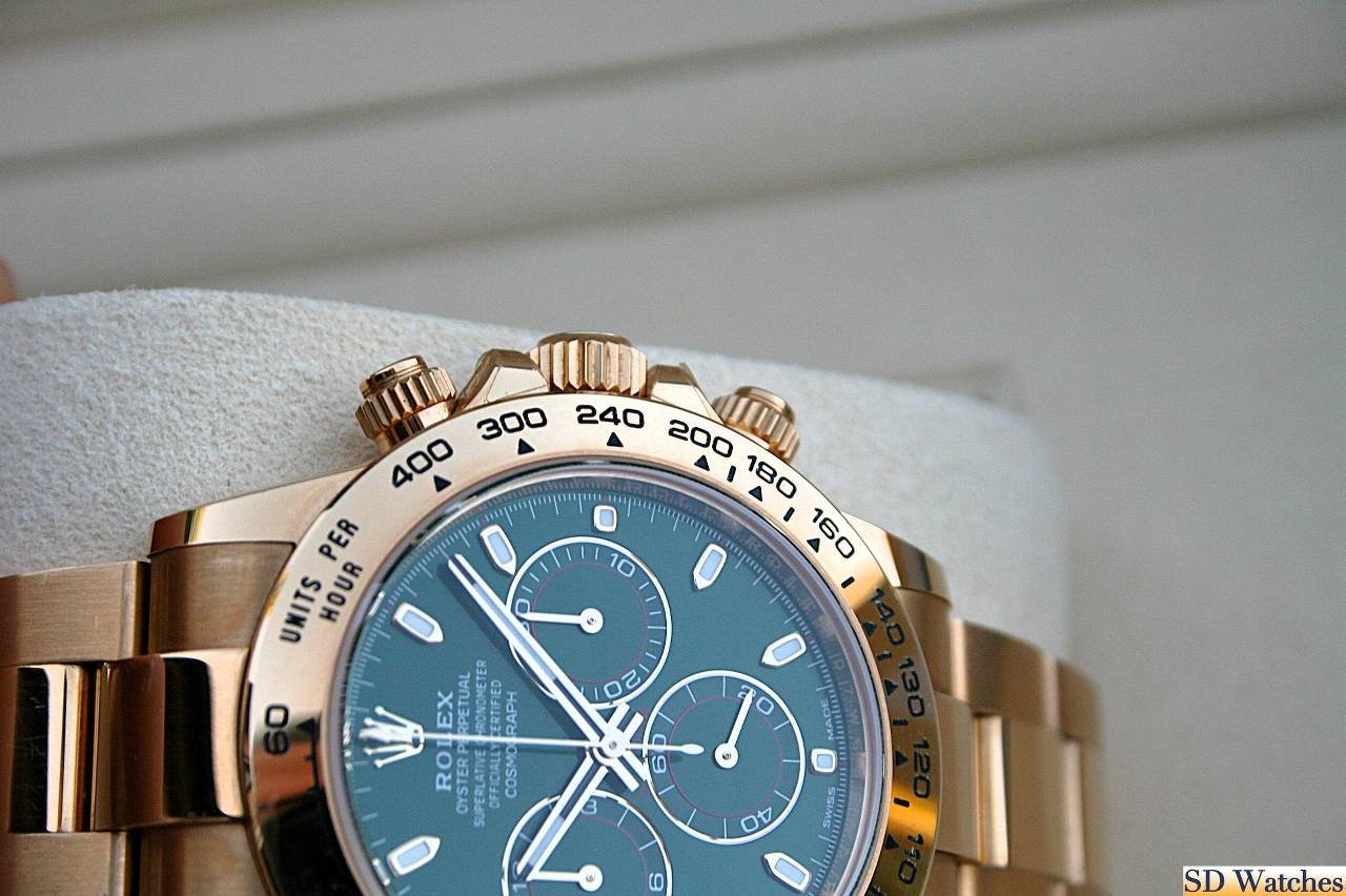 FS: ROLEX 116508 DAYTONA WATCH 18K GOLD JOHN MAYER GREEN DIAL image 5